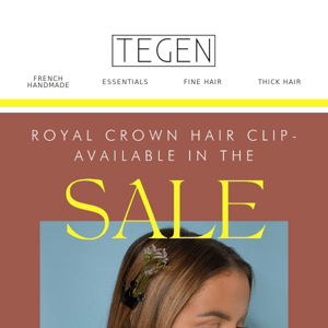 20% Off Royal Crown Hair Clip 👑