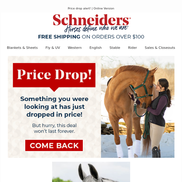 Don't miss these savings! - Schneider Saddlery