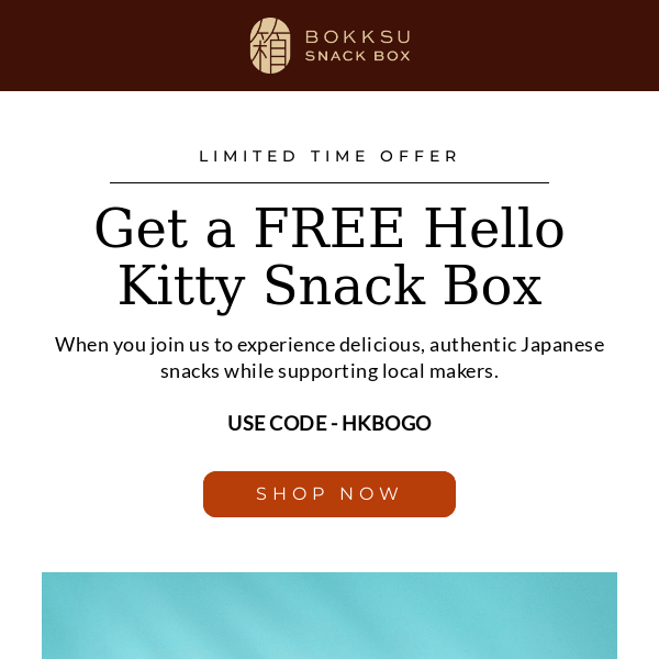 FREE Hello Kitty Snack Box($70 Value)