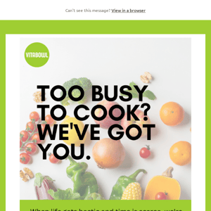 Busy Schedule? No Problem! VitaBowl Delivers Fresh, Nutritious Meals Straight to You