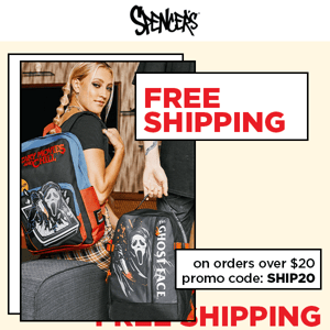 🚨 YESSS! Free shipping over $20!