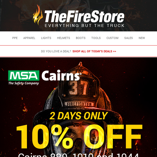 Save 10% On Cairns 1010s, 1044s, & 880s!