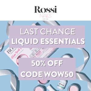 🚨 LAST CHANCE for Essentials 50% OFF🚨