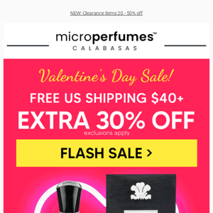 30% Off ⏰⚡ [VDAY FLASH SALE!]