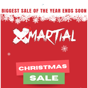 Xmartial, BETTER HURRY, 30% OFF ENDS SOON