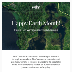 For the Greener Good: An Earth Month Update