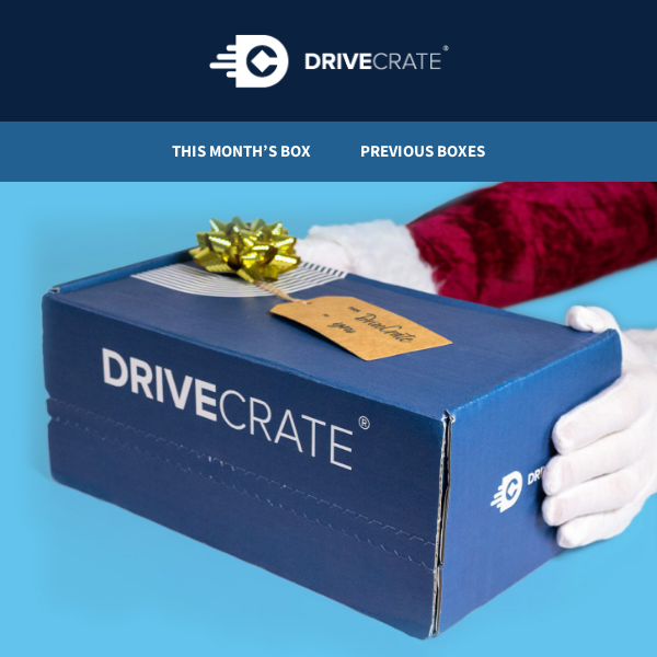 Give the Gift of DriveCrate this Christmas!