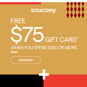 Free $75 gift card + 50% off select best-sellers or 25% off most full-priced items