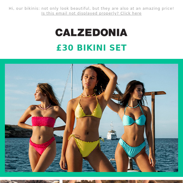 Your bikini set at only £30 ⚡️ - Calzedonia UK