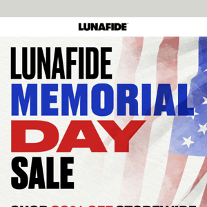 Memorial Day Sale - NOW ON!