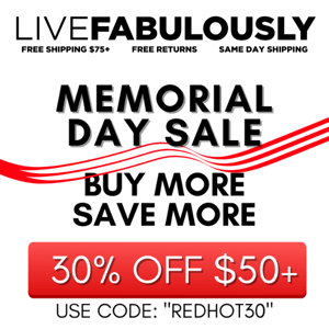 🇺🇸 Memorial Day: 50% Off - Starts Now!
