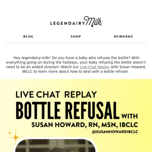 Let's Talk Bottle Refusal!