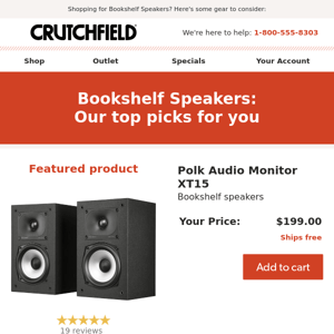 Bookshelf Speakers: Our top picks