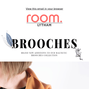 Complete your gift... NEW Brooches available now x