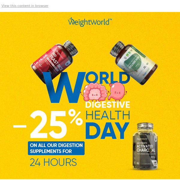 -25% off of our digestion supplements