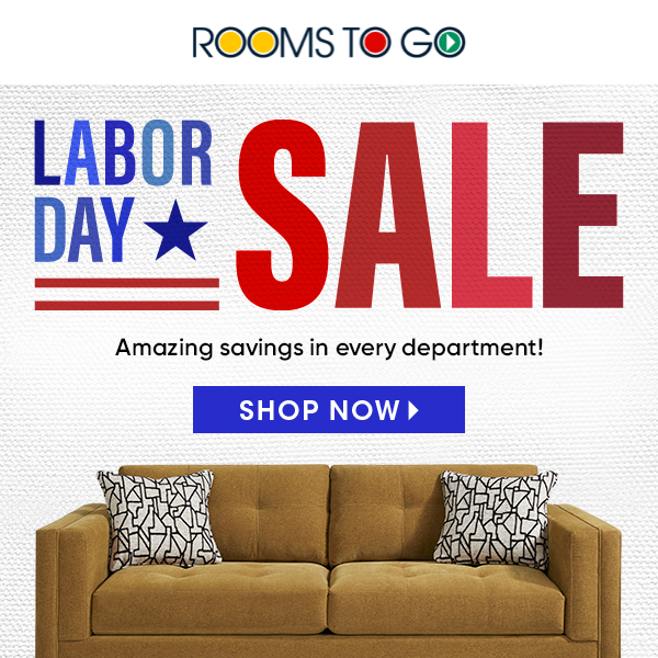 Labor Day savings are here right now!