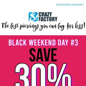 📢 -30% site-wide! The Black Weekend deal is still available,