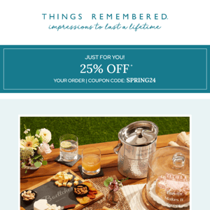 25% off ends soon! Spring refresh ideas & more