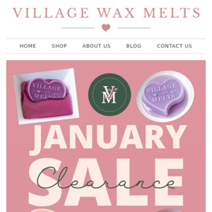 January clearance sale 🎉 Up to 50% off!