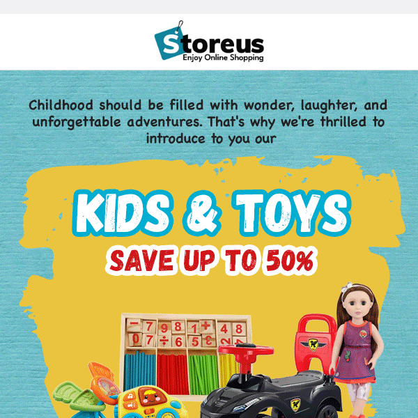 🎈 Discover Exciting Kids and Toys Collection!