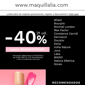 Marcas en promo 🤩 ¡Encuentra la tuya!