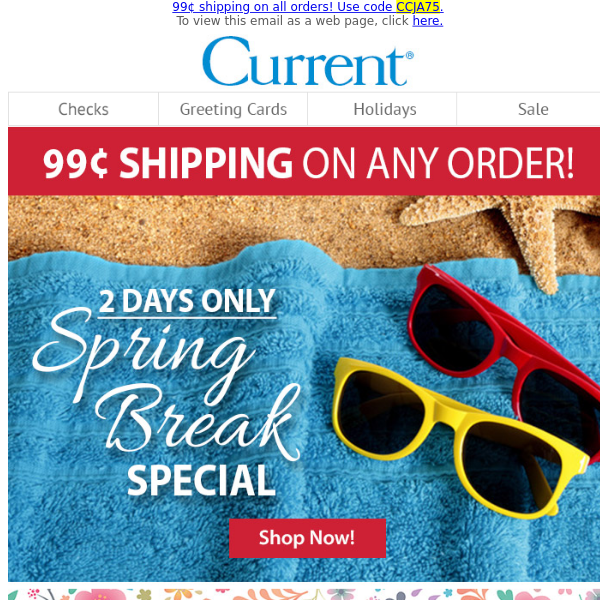 Time is Ticking Away...99¢ Shipping Ends Soon!