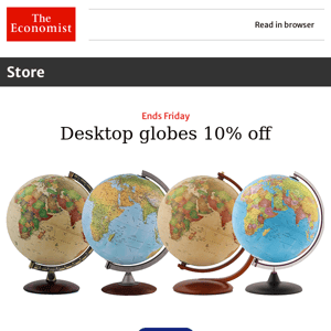 Save 10% on all illuminated globes