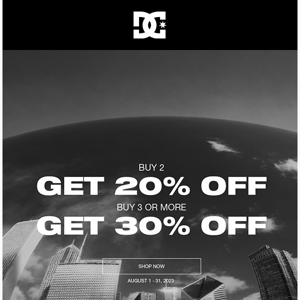 Bundle Up! Your fave DC Apparels & Accessories are on SALE!