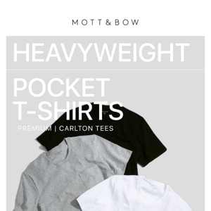 The heavyweight pocket t-shirt.