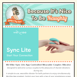 New! Vibe Together with We-Vibe Sync Lite