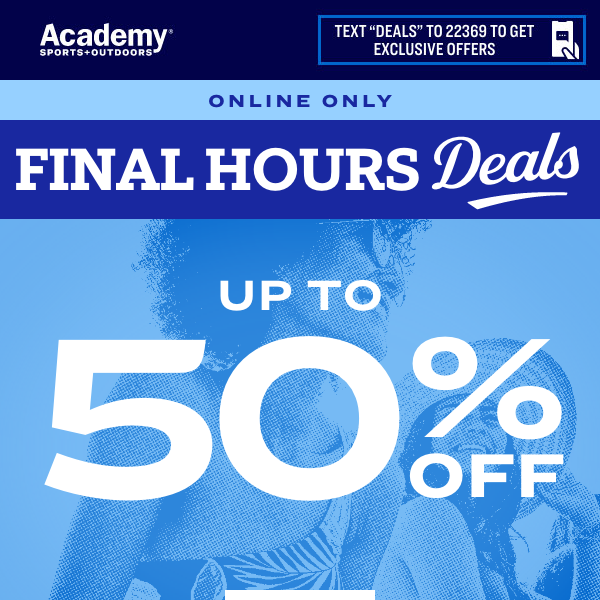 Up to 50% OFF⏳ Last-Minute Online Savings  