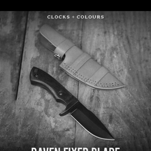 Raven Fixed Blade — Now Available