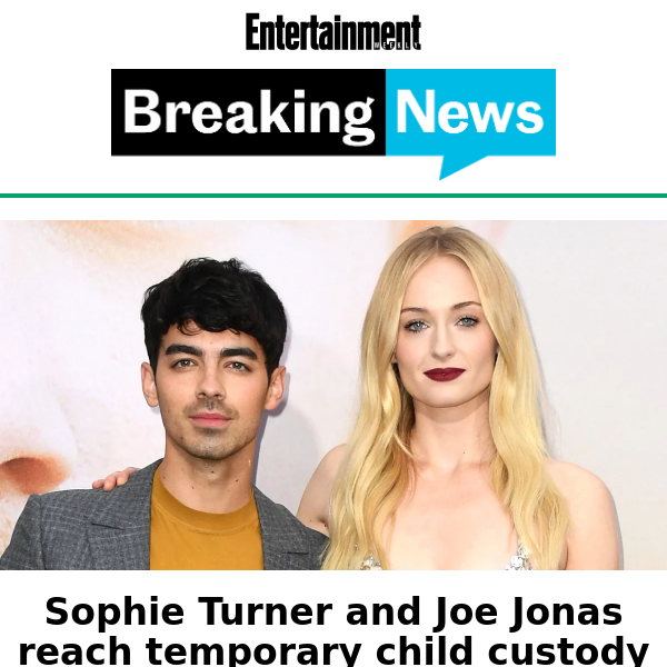 Joe Jonas and Sophie Turner reach a temporary agreement over kids, Entertainment