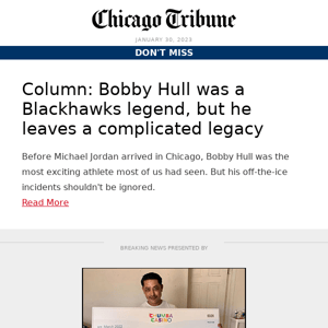Bobby Hull's complicated legacy