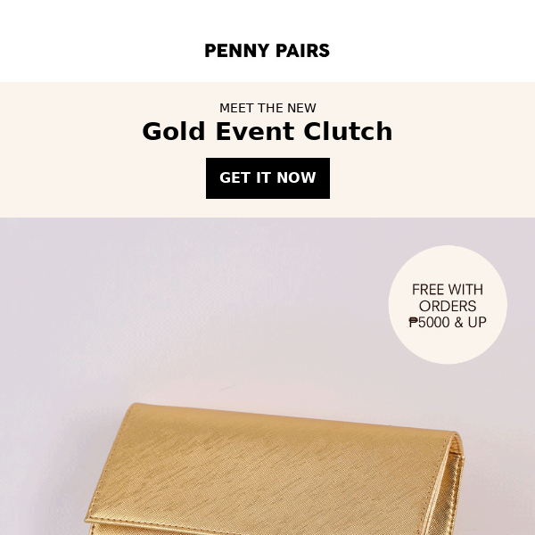 NEW GOLD EVENT CLUTCH 🌟