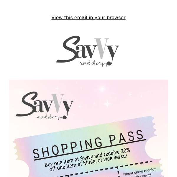 Muse Savvy Promo this week!