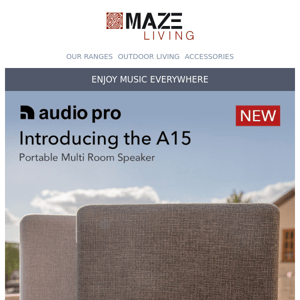 Introducing the Audio Pro A15 Portable Multi Room Speaker
