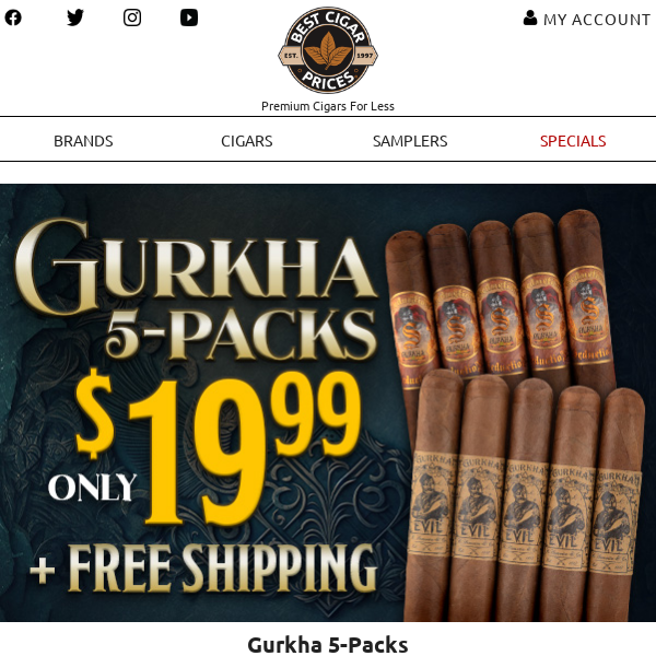 👀 Gurkha 5-Packs Only $19.99 + Free Shipping 👀