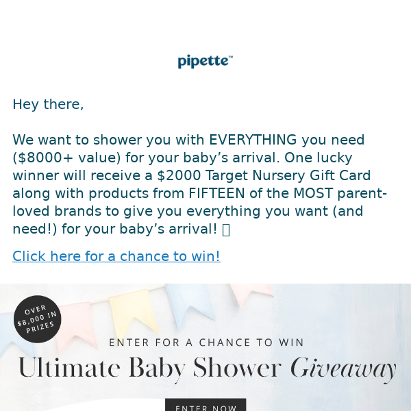 ULTIMATE Baby Shower Giveaway!