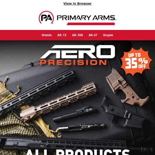 ALL Aero Precision Products On Sale NOW!