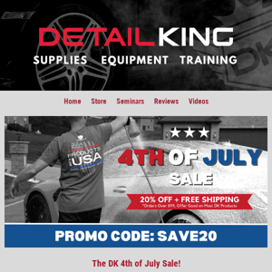 DK's Products Are Proudly Made in the USA - Happy 4th of July!