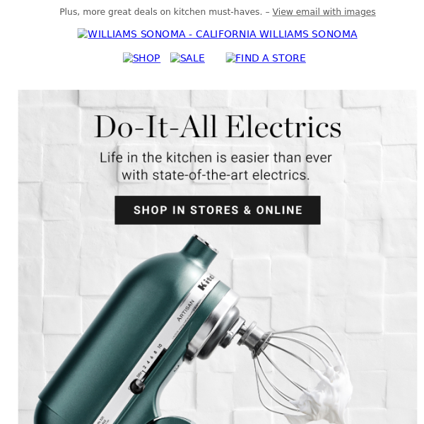 Do-it-all electrics | Make life in the kitchen easier than ever