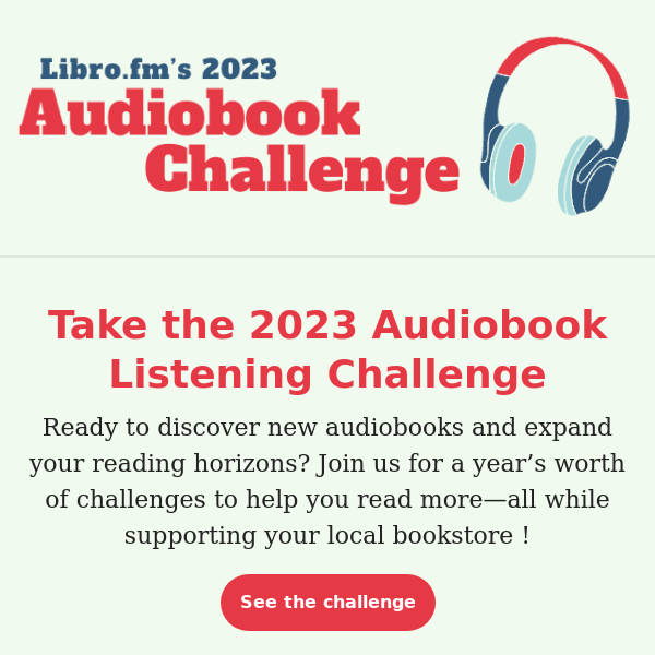 Our 2023 Listening Challenge is here…