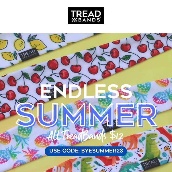 Endless Summer Sale- All TreadBands $12!