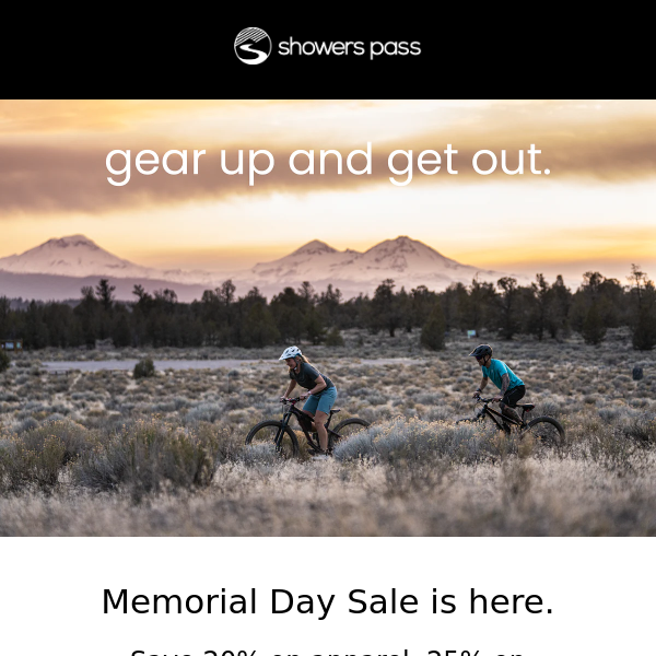 Memorial Day Sale: 20% off & up!