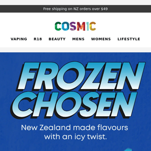 Frozen Chosen, NZ flavours with an icy twist 🏔❄️