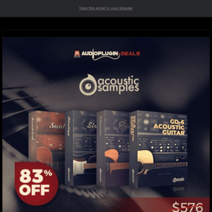 💰Steal of the Week: AcousticSamples Guitar Bundle - 83% Off!