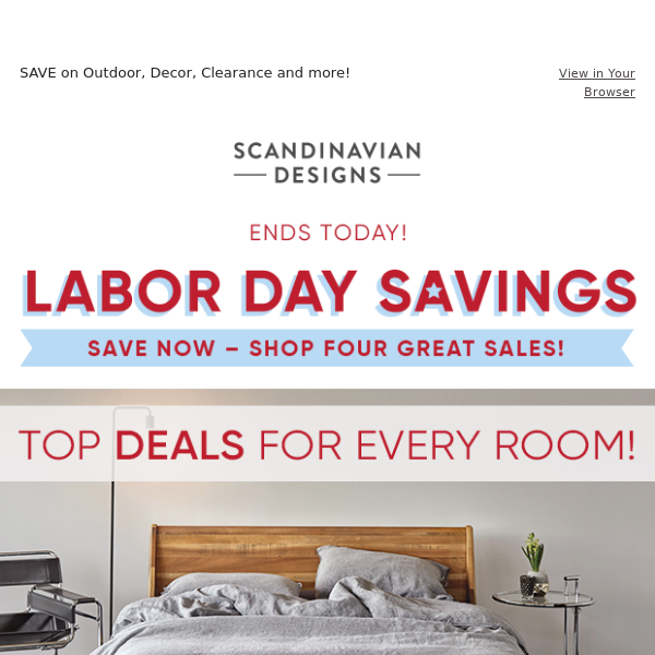 Labor Day SAVINGS ENDS TODAY!