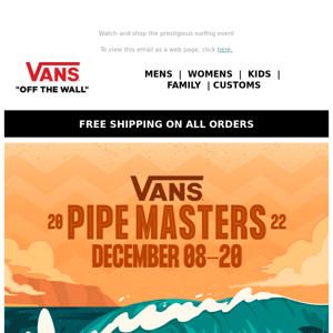 Vans Pipemasters 2022 Is Here