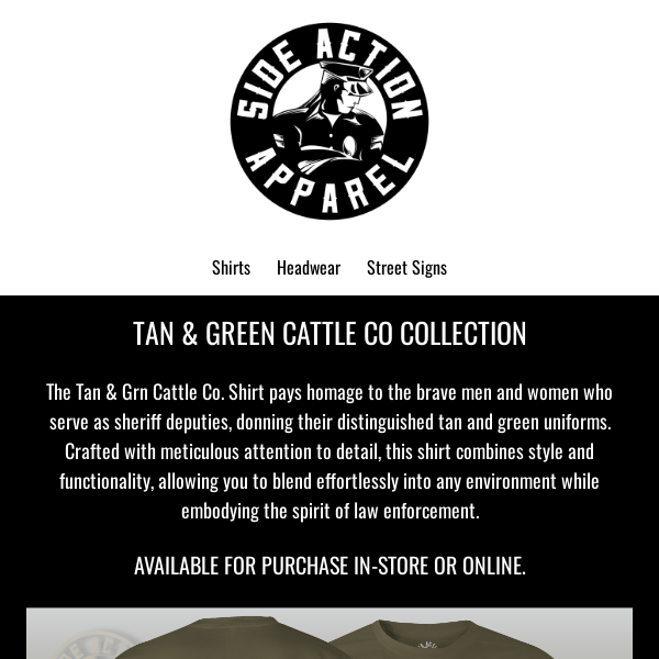 Tan & Green Cattle Co. Collection